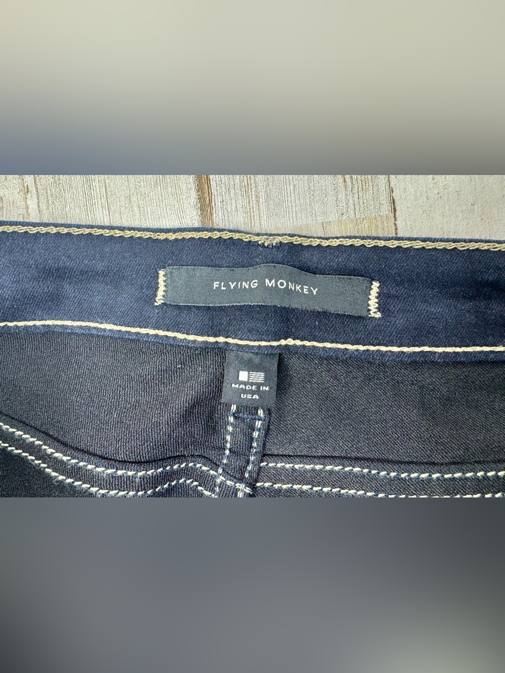 Flying Monkey Skinny Jeans Womens 30x29 Dark Blue Medium Wash Low Rise - Picture 4 of 13